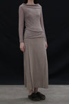 SWAYING 25 Early Spring Splicing Skirt SW-SW25PS3B08-HHT Gray Camel SW25PS3B08